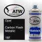 Preview: Opel, Carbon Flash Metallic, 19F: 400ml Sprühdose, von ATW Autoteile West.